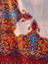 Women's Aari Embroidery and Printed Wool Shawl